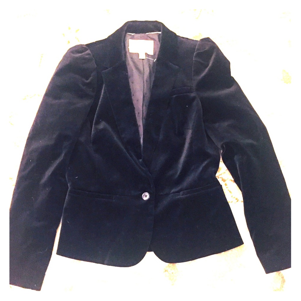 Banana Republic Velvet Blazer